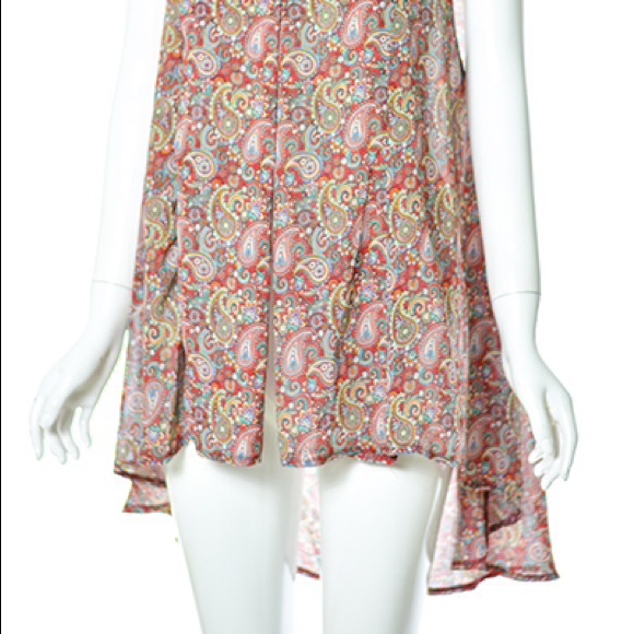 Paisley Sheer Vest - Picture 3 of 3