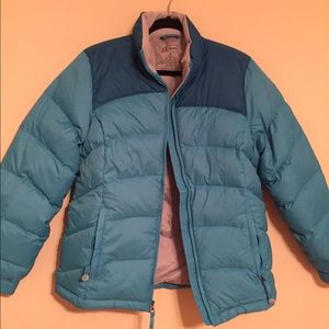 LL Bean Color Block Puffer Jacket