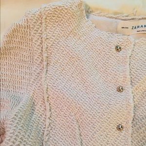 Zara. Cream knit sweater. Great condition.