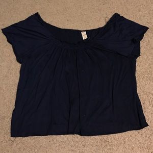 Faded Glory Dk Blue Shirt 👚, size 4X, Like New!