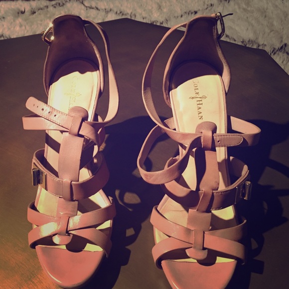 Cole Haan nude strappy sandal!