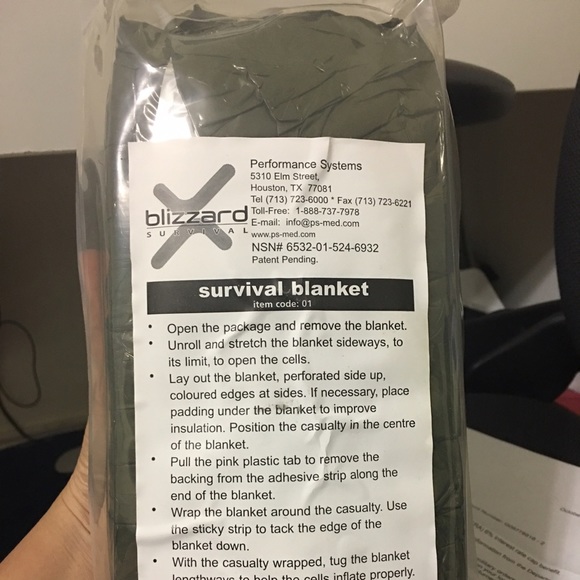Survival blanket