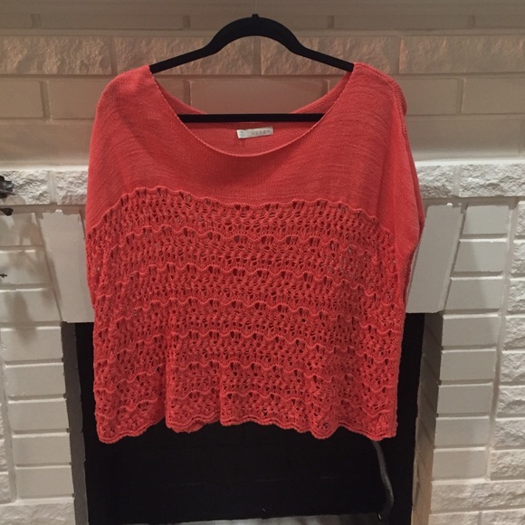 Neon colored crotchet top