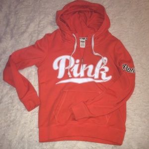 Half zip PINK hoodie