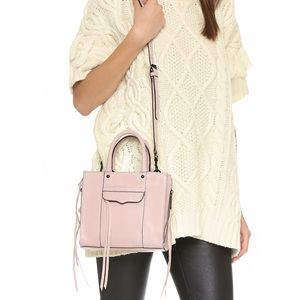 NEWRebecca minkoff:mini regan crossbody pale blush