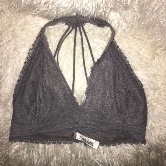 Grey lace bralette NEW!!!!!