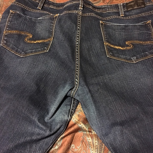 Silver Plus Size Jeans Aiko Mid Straight Sz 20