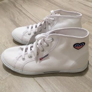 White Superga Sneakers US Women's 9 BRAND NEW