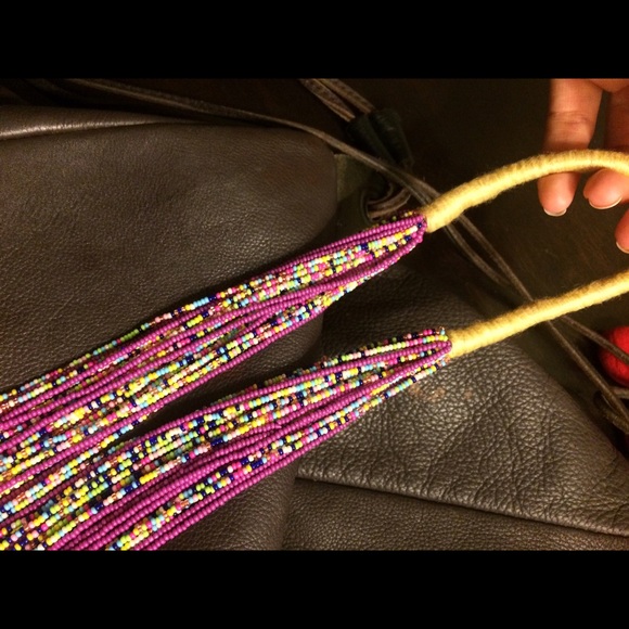 Long beaded necklace