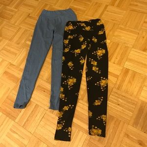 LulaRoe OS Leggings Pair