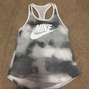 Gray Sky Pattern Nike Tank