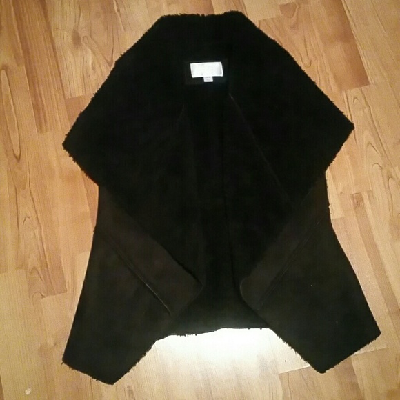Faux Suede Fur Vest