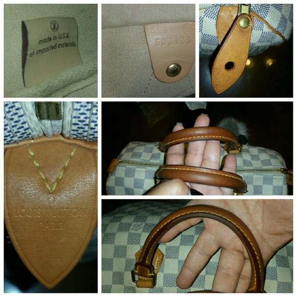 💖Sold💖 Louis Vuitton Damier Azur Speedy 30 - Picture 2 of 4