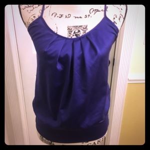 H&M Purple Silky Crossback Camisole