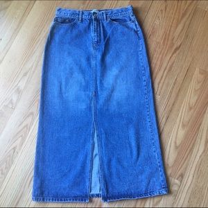 GAP Denim blue jean skirt