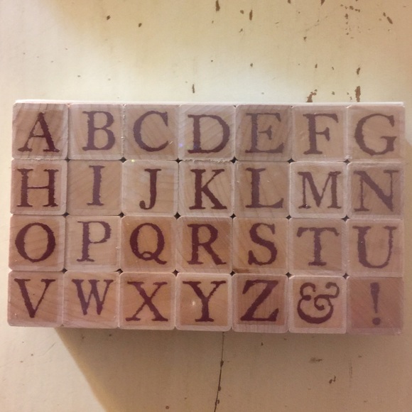 Alphabet Stamps