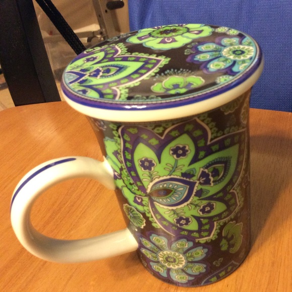 EUC Vera Bradley BLUE RHAPSODY Mug