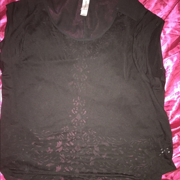 Slightly see-through Black Top