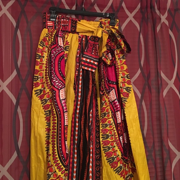 African Daishiki print skirt NWT