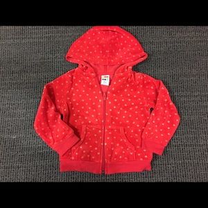 Hooded sweater jacket