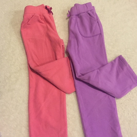 Purple and pink Sweatpants