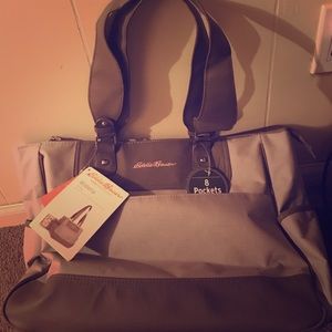 Eddie Bower (wisteria tote bag) 8 pockets