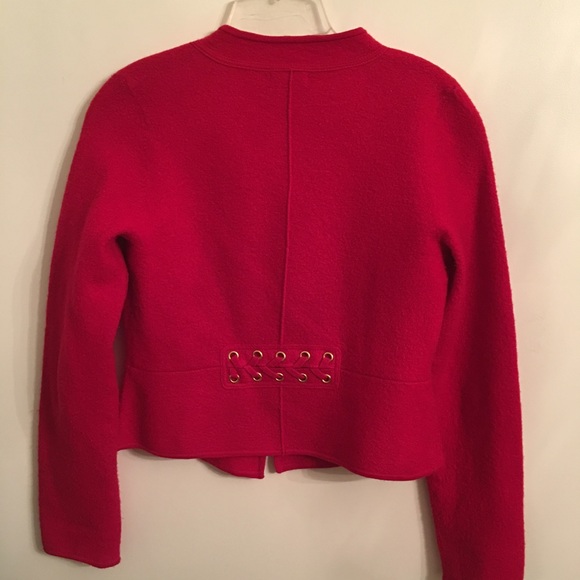 🎉SALE Red Wool Cache Jacket - Picture 3 of 4