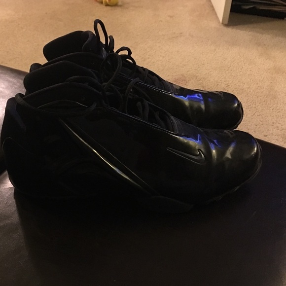 Black patent leather Nike