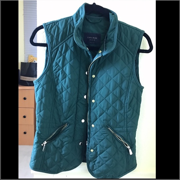 Zara Dark Green Vest