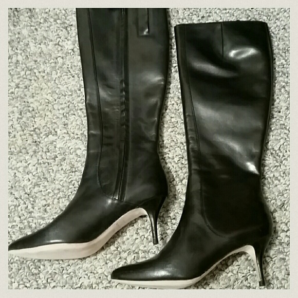 Cole Haan Black Leather Boots
