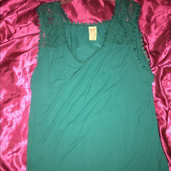 Green blouse