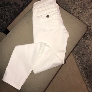True religion white skinny jeans