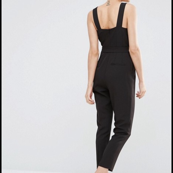 Asos Oasis Tailored Belted Jumpsuit - Picture 4 of 5