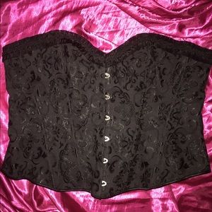 Sexy black plus size corset!