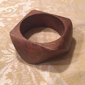 Chunky wooden bracelet