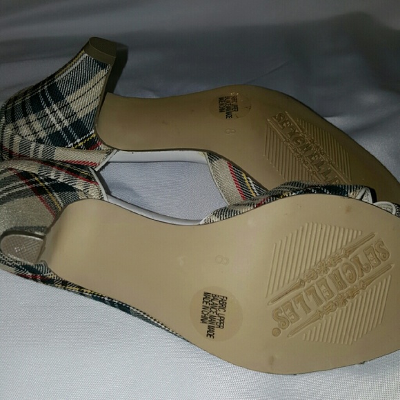 🎁 Marked 10% off 🔥 Seychelles Plaid Shoes Size 8 - Picture 3 of 3