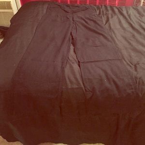 Old Navy Black Linen Pants