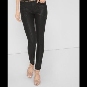 White House Black Market coated skinny jeans, 8