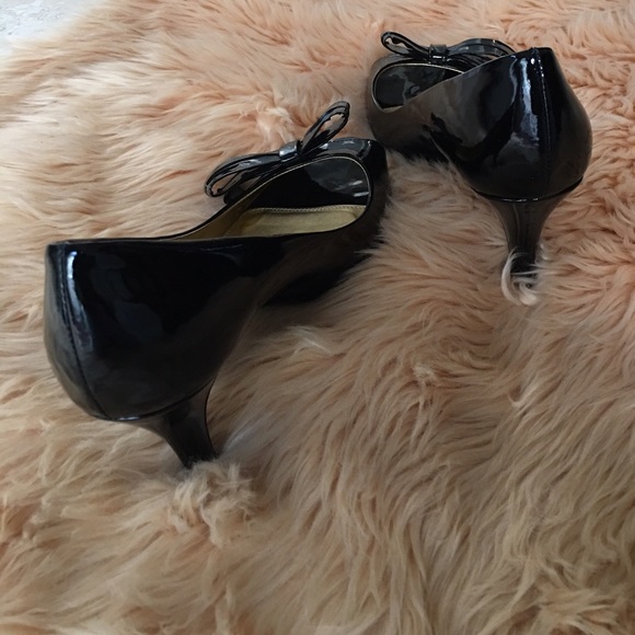 J. Crew Peep Toe Bow Accented Heels #8 - Picture 2 of 4