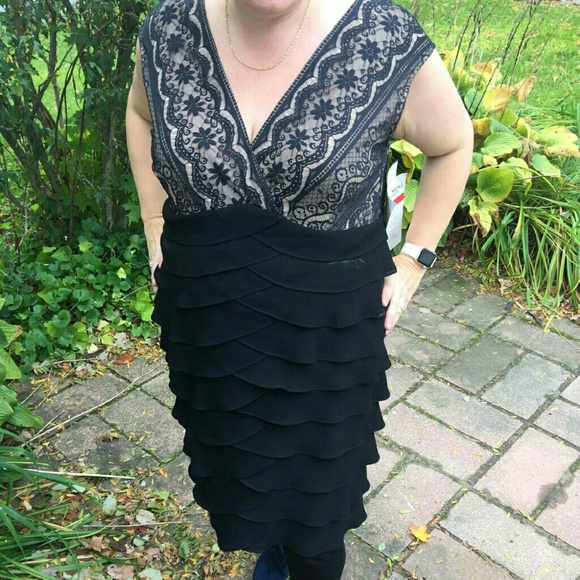Jessica Howard Black Dress. NWT!. Plus Size.