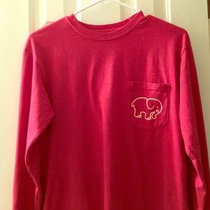 Ivory Ella Red Long Sleeve Shirt