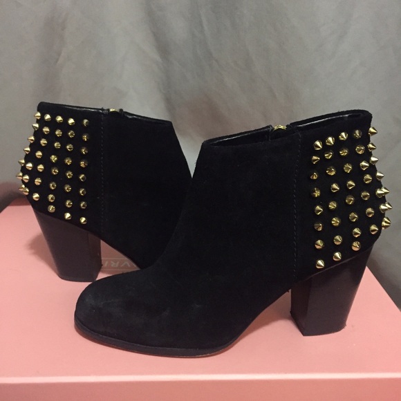 Zara Studded Ankle Boots (Size 38)