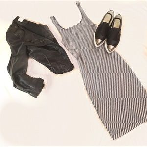 ZARA 💋 STRIPED MIDI DRESS