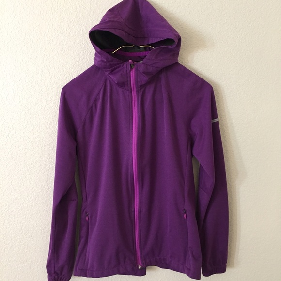 Adidas water and wind resistant running jacket EUC