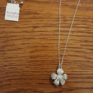 Lia Sophia Flower Necklace