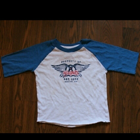 Toddler aerosmith baseball t-shirt 3t