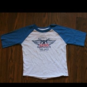 Toddler aerosmith baseball t-shirt 3t