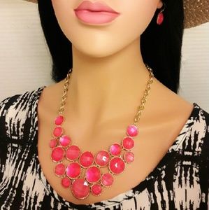 ✔18K Gold Plated Statement Necklace Set✔