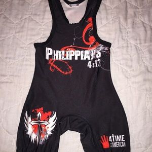 Kids wrestling singlet
