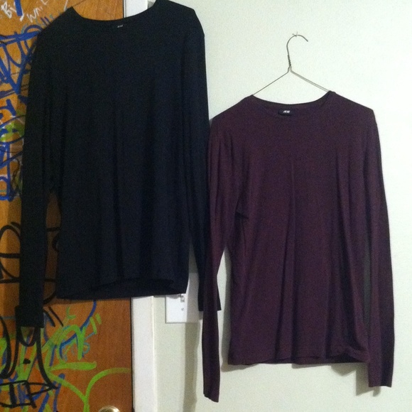 PACKAGE DEAL of extra thin h&m long sleeve shirts!